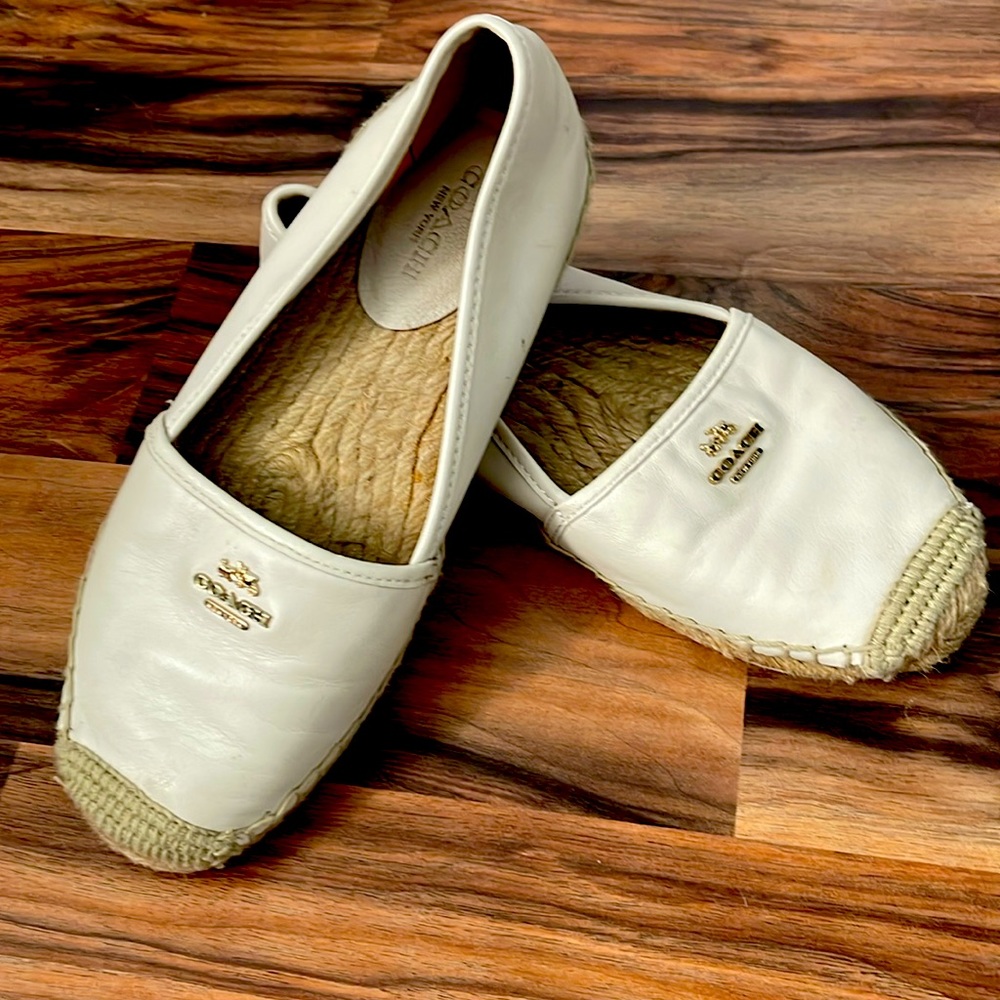 Size 7 Coach espadrilles